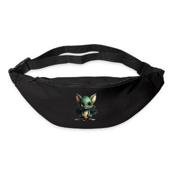Bat Halloween I Cartoon Cute Bat - Bum bag - black - Front