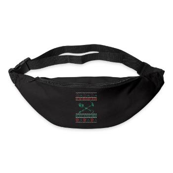 Ho-Ho-Ho Hoarding Rocks In My Stocking - Rockhounding - Sac banane - noir - Devant