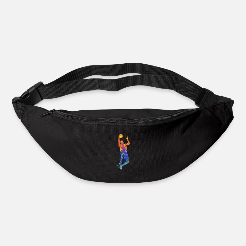 basket-ball basketteur basketteur basketteur - Sac banane - noir