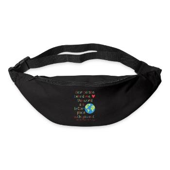 Dear person behind me - Bum bag - black - Front