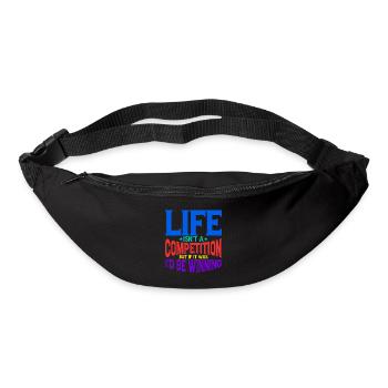 Life Isn't A Competition, But If, I'd Be Winning 2 - Bum bag - black - Front