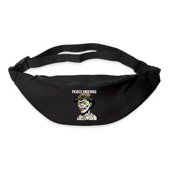 HALLOWEEN PEACE FRIENDS - Bum bag - black - Front