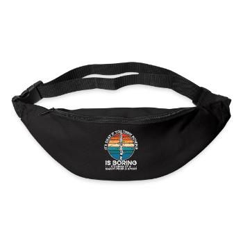It's okay if you think that - Bum bag - black - Front