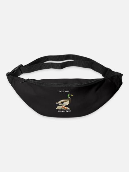Ente gut, alles gut! - Gürteltasche - Schwarz