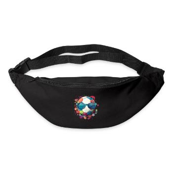 Joueur de football Cool Athlète Sports Jeu de football - Sac banane - noir - Devant