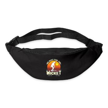Croquet No Rest For The Wicket Mallet Outdoor Game - Bum bag - black - Front