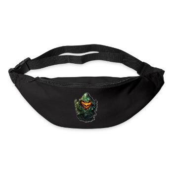 Ghost Lover Cartoon Style Halloween Ghost Spooky - Bum bag - black - Front