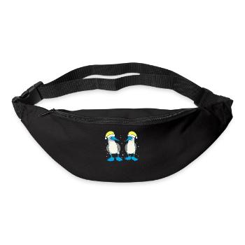 Blue-footed booby Christmas - Bum bag - black - Front