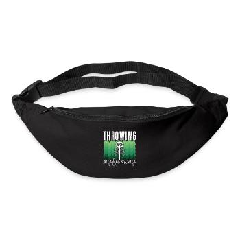 Flying Disc Throwing My Life Away Disc Golf Basket - Bum bag - black - Front