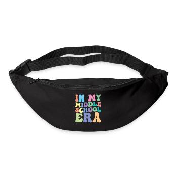 Realschule Retro Groovy Étudiant - Sac banane - noir - Devant