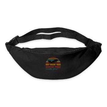 Fishing Boating Camping Lake Vacation Echo Lake - Bum bag - black - Front