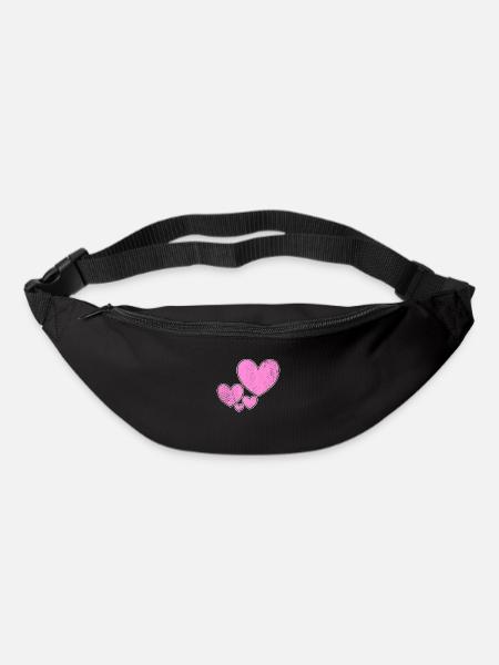 Hearts in Love Hearts - Bum bag - black