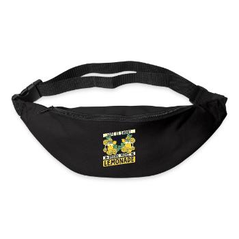 Life Is Short Drink More Lemonade Limonade - Bum bag - black - Front