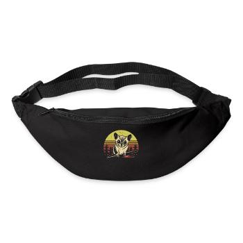 Sugar Glider Flughörnchen - Gürteltasche - Schwarz - Vorne