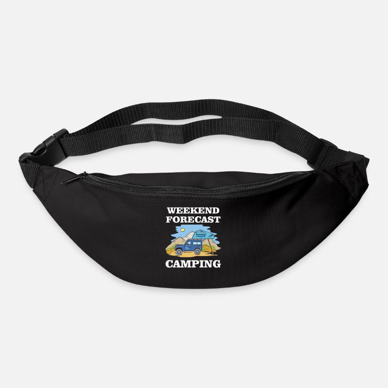 Weekend Forecast - Camping - Gürteltasche - Schwarz