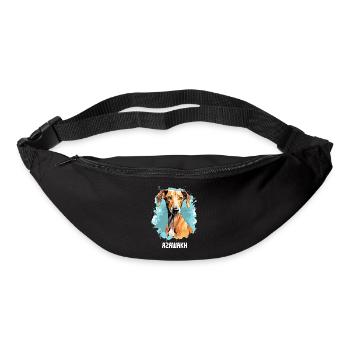 Chien Azawakh - Sac banane - noir - Devant
