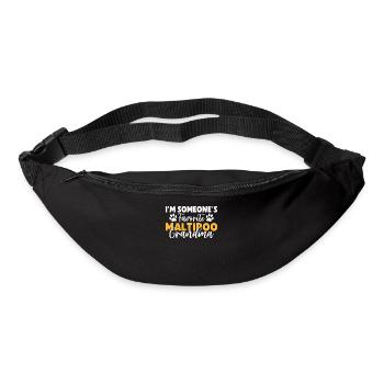 Cadeaux Maltipoo - Sac banane - noir - Devant