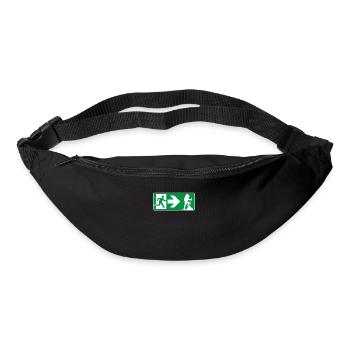 Emergency Exit: Hiking, Mountaineering, Hikers - Bum bag - black - Front