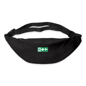 Emergency Exit Surfing Surfer - Bum bag - black - Front