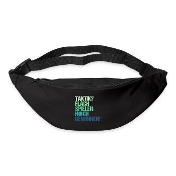 Tennis Taktik Humor Tennisspieler - Gürteltasche - Schwarz - Vorne