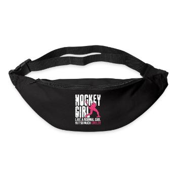 Hockey sur gazon Fille de hockey comme une - Sac banane - noir - Devant