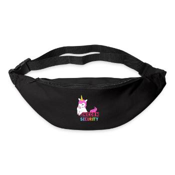Einhorn - Gürteltasche - Schwarz - Vorne