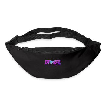 Gamer mit Schwert - Gürteltasche - Schwarz - Vorne