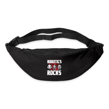 Cool Robotics Rocks Cute Droid Builder Build Robot - Bum bag - black - Front