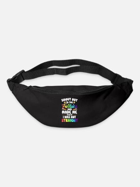 LGBTQ Furry Fandom - Bum bag - black