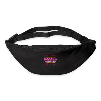Beste Lehrerin Geschenk für Lehrer Referendar - Gürteltasche - Schwarz - Vorne