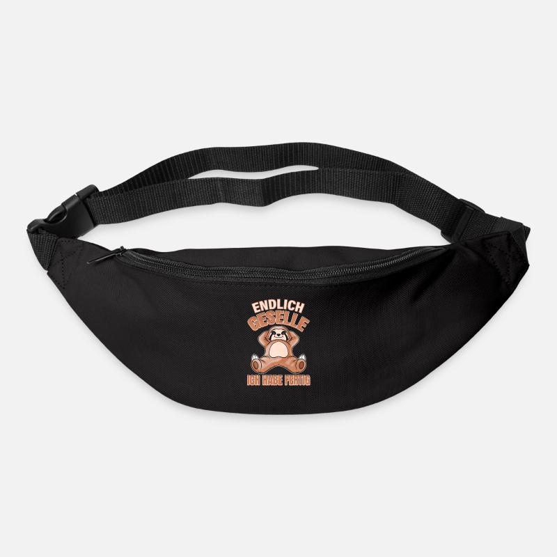 Geselle Abschluss Geschenk Ausbildung - Gürteltasche - Schwarz