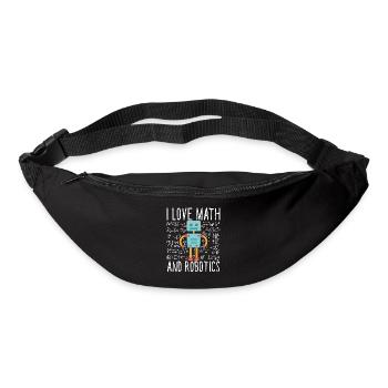 School I Love Math And Robotics Droid Builder Buil - Bum bag - black - Front