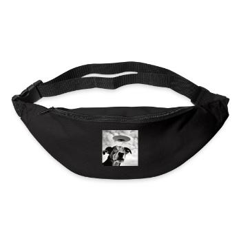 Selfie UFO Dog Funny Alien Ufo Dog Lover - Bum bag - black - Front