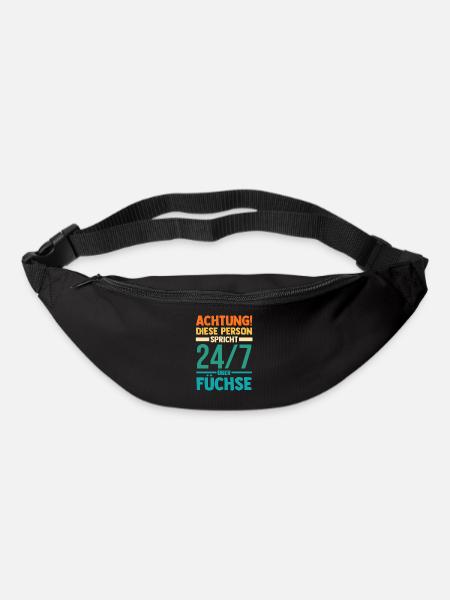 Fuchs - Gürteltasche - Schwarz