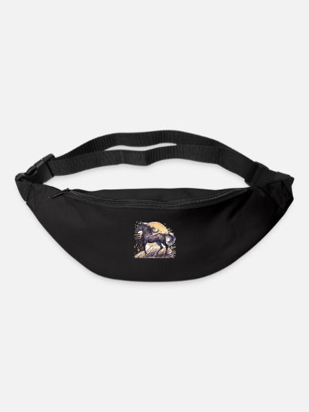 Chevaux Étalon Gardien de cheval Cheval Landlady Hongre - Sac banane - noir