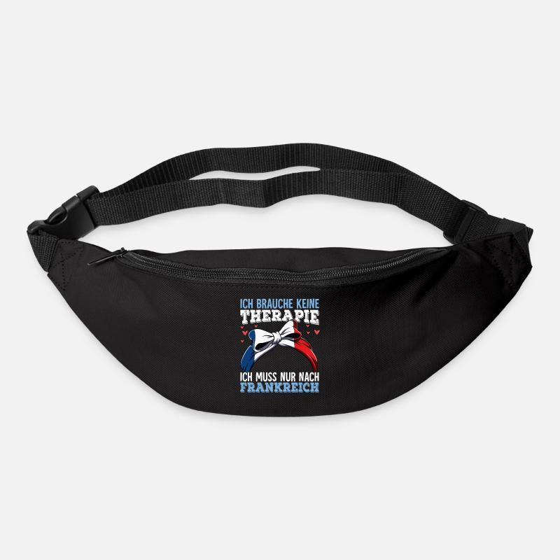 Frankreich - Gürteltasche - Schwarz