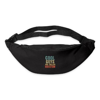 Cool guys are called houston - Gürteltasche - Schwarz - Vorne