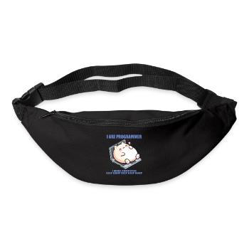 Ich bin Programmierer, fette schlafende Katze - Gürteltasche - Schwarz - Vorne
