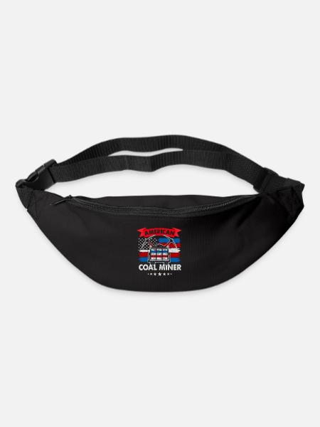 American Coal Miner - Gürteltasche - Schwarz