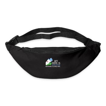 Nothing Scares Me My Wife Is Djiboutian Husband - Bum bag - black - Front