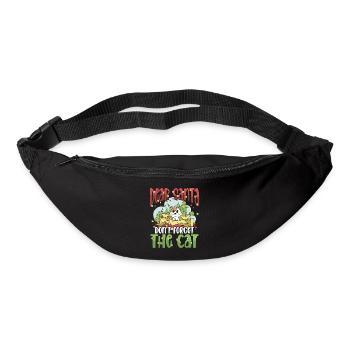 Santa Claus, don't forget the cat - Bum bag - black - Front