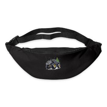 Liebe Monster Truck Cool Monster Truck Xmas Design - Gürteltasche - Schwarz - Vorne