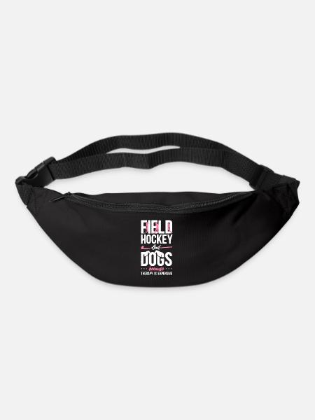 Field Hockey Dog Field Hockey And - Bum bag - black