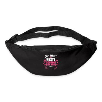Cousinen Cousine - Gürteltasche - Schwarz - Vorne