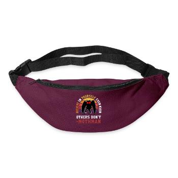 Cryptid Cryptozoology - Bum bag - burgundy - Front