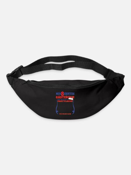 8. Geburtstag Junge & Mädchen Gästebuch - Gürteltasche - Schwarz