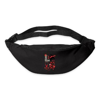 Love CNA Life Nurse Funny Valentine - Bum bag - black - Front