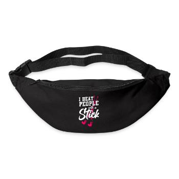 Field Hockey I Beat People With A - Bum bag - black - Front