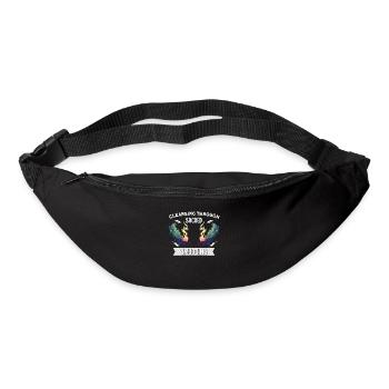 Smudge sage plume sorcellerie spirituelle méditer - Sac banane - noir - Devant