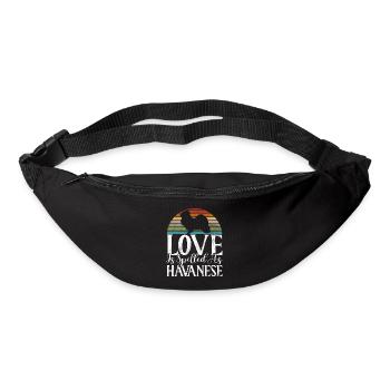Gifts for Havanese Dog Lovers - Gürteltasche - Schwarz - Vorne